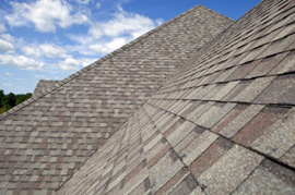 Asphalt shingled roof